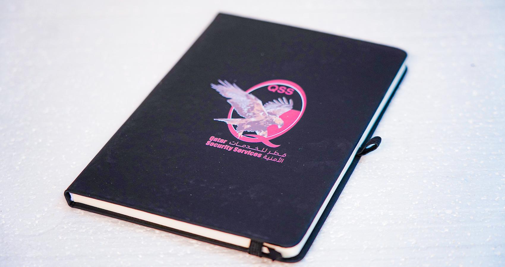 customized notebook with pen